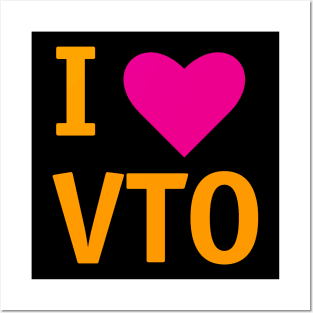 I LOVE VTO Posters and Art